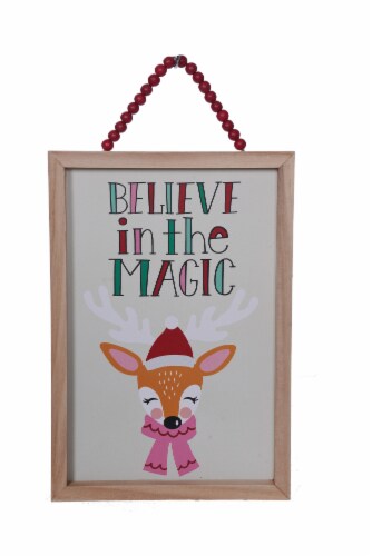 Holiday Home Christmas Wall Decor Assortment Perspective: left