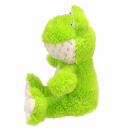 Holiday Home Plush Sitting Frog - Green Perspective: left