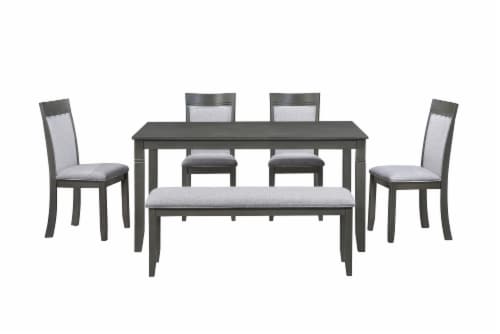 HD Designs Palmer Upholstered Dining Set Perspective: left