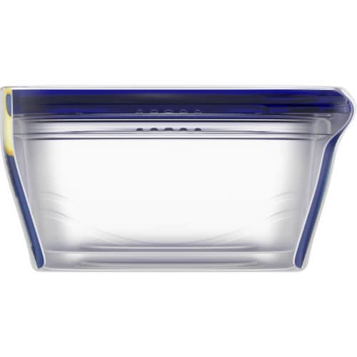 Kroger Home Sense Rectangle BPA-Free Plastic Snap Seal Food Storage Container - 2 pack Perspective: left