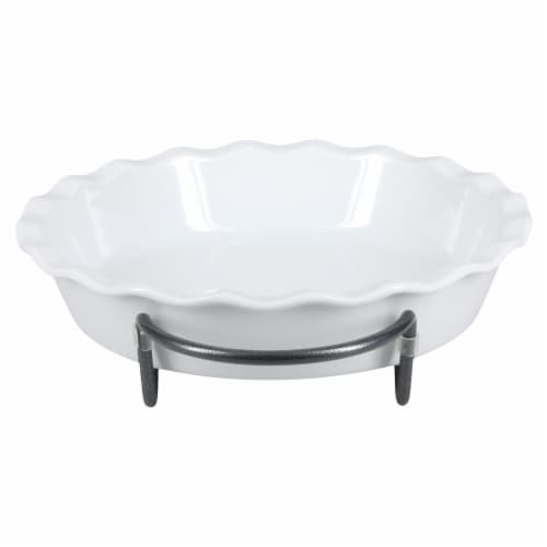 Dash of That Pie Dish with Rack Perspective: left