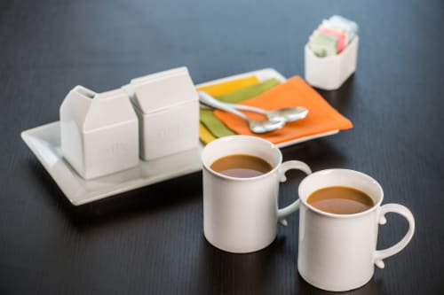 Dash of That™ St John Rimmed Rectangular Platter - White Perspective: left