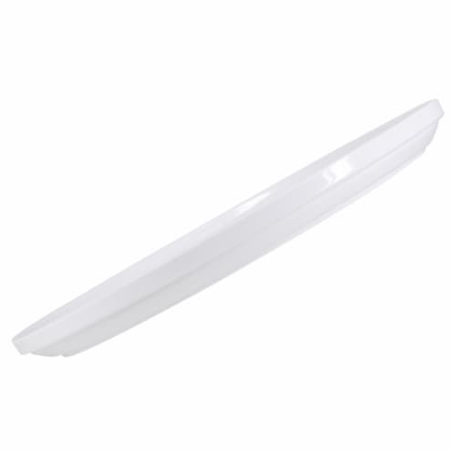 Dash of That Fremont Strato Stack Dinner Plate - White Perspective: left