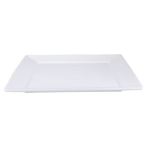 Dash of That™ Fremont Square Plate - White Perspective: left