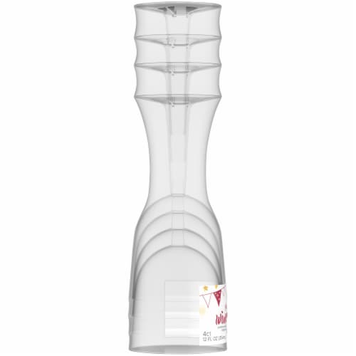 Kroger® Entertainment Essentials Plastic Wine Goblets Perspective: left