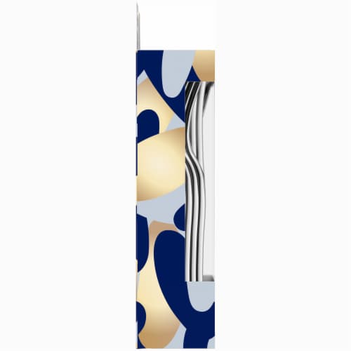 Kroger® Elevated Elegance Heavyweight Plastic Hammered Cutlery Set - Silver Perspective: left