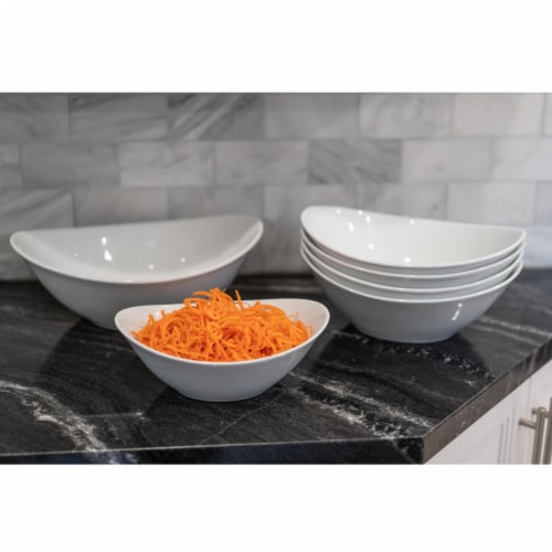 Dash of That™ Ceramic Contessa Bowl - White Perspective: left