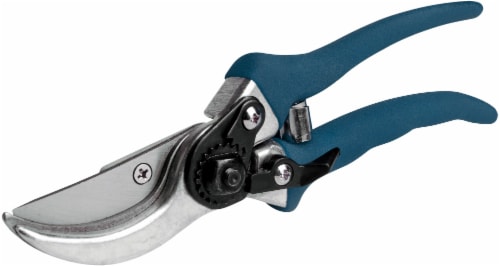 The Joy of Gardening® Blue Sapphire Bypass Pruner Perspective: left