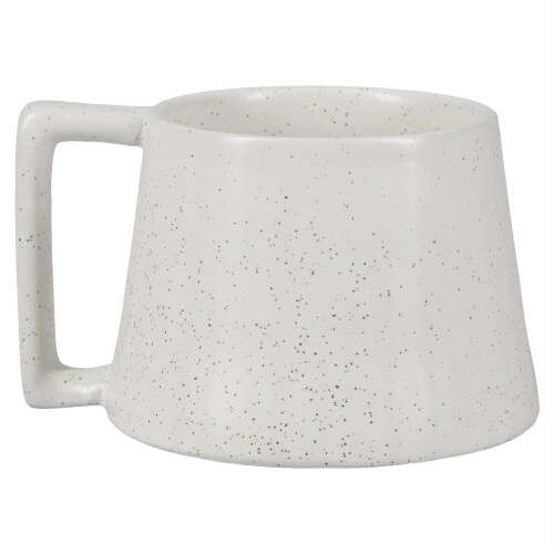 Dip Ceramic Dotted Mug - White Perspective: left