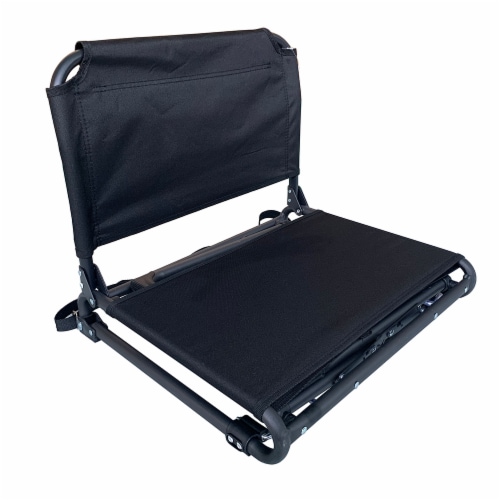 Anywhere Chair Stadium Seat - Black Perspective: left