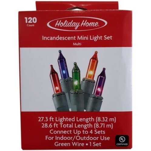 Holiday Home® 120 Incandescent Mini String Lights Perspective: left