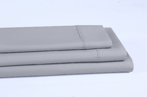 Everyday Living® 200 Thread Count Cotton/Polyester Pillow Case - Quiet Gray Perspective: left