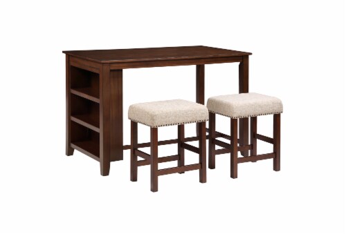 HD Designs Counter Brooks Height Dining Set Perspective: left