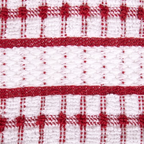 Everyday Living® Popcorn Kitchen Towel - Red Perspective: left