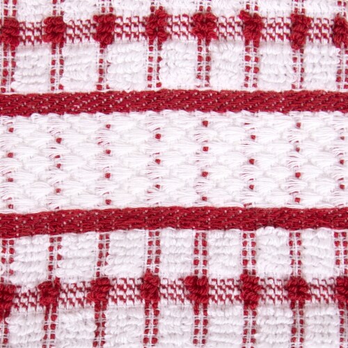 Everyday Living® Popcorn Kitchen Towel - Red Perspective: left