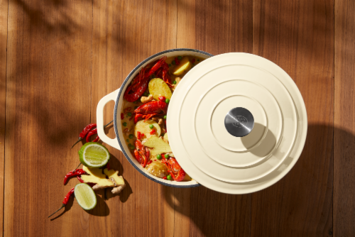 Dash of That Dutch Oven - Ivory Perspective: left