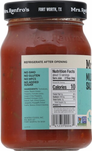 Mrs. Renfro's® Mild Picante Sauce Perspective: left