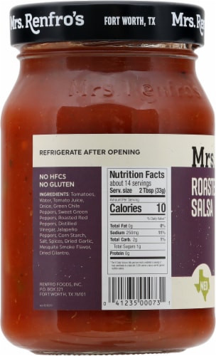 Mrs. Renfro's® Smoky Medium Roasted Salsa Perspective: left