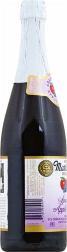 Martinelli's Sparkling Apple-Grape Juice Perspective: left