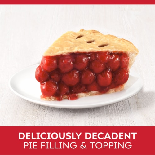 Duncan Hines Comstock More Fruit Cherry Pie Filling And Topping Perspective: left