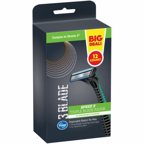 Kroger® Mens Razors Big Deal Perspective: left