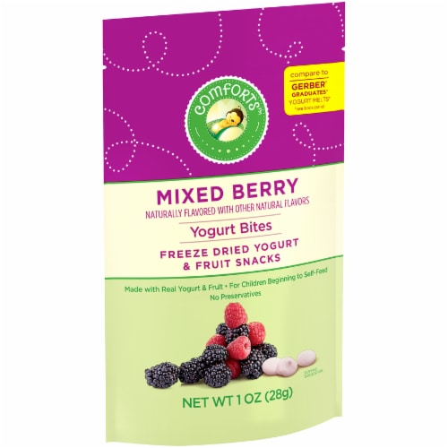 Comforts™ Mixed Berry Yogurt Bites Perspective: left