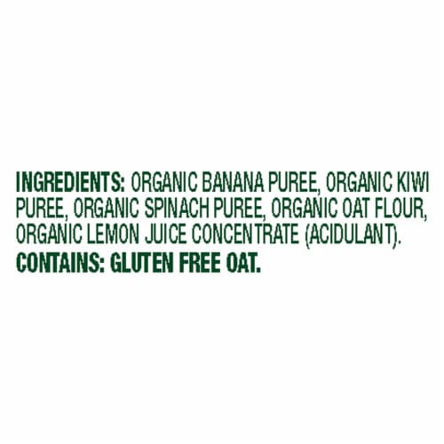 Simple Truth Organic® Banana Kiwi Spinach Oat Stage 2 Baby Food Puree Perspective: left