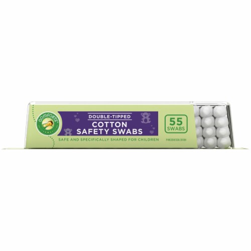 Comforts™ Double-Tipped Cotton Safety Swabs Perspective: left