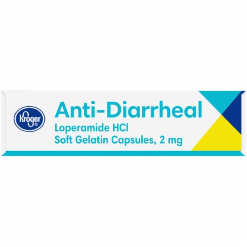 Kroger® Anti-Diarrheal Loperamide Softgels 2mg Perspective: left