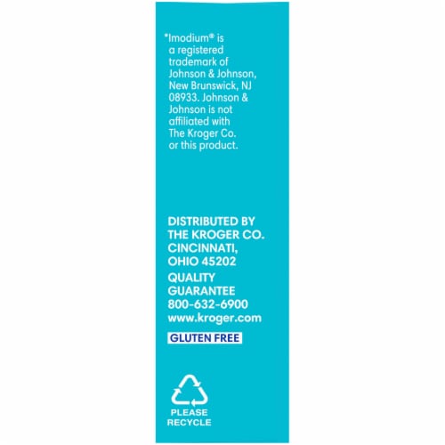 Kroger® Anti-Diarrheal + Anti-Gas Multi-Symptom Relief Caplets Perspective: left