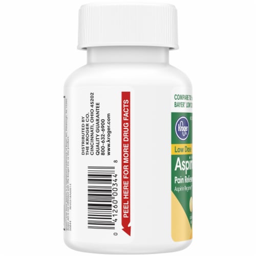 Kroger® Aspirin Enteric Coated Tablets 81mg Perspective: left