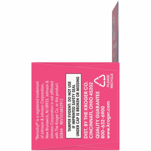 Kroger® Allergy Antihistamine Tablets 25mg Perspective: left