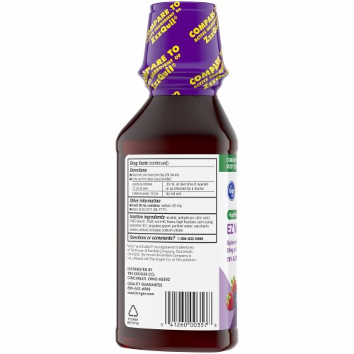 Kroger® EZ Nite Sleep Berry Flavor Nighttime Sleep Aid Liquid Perspective: left