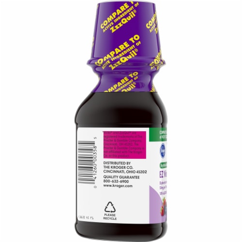 Kroger®  EZ Nite Sleep Berry Flavor Nighttime Sleep Aid Perspective: left