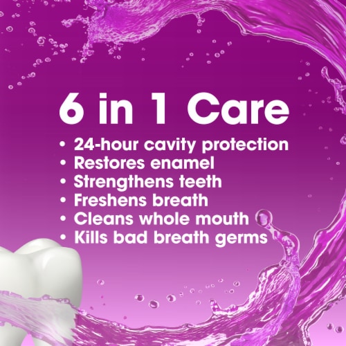 Kroger® Eucalyptus Mint Anticavity Mouth Rinse Perspective: left
