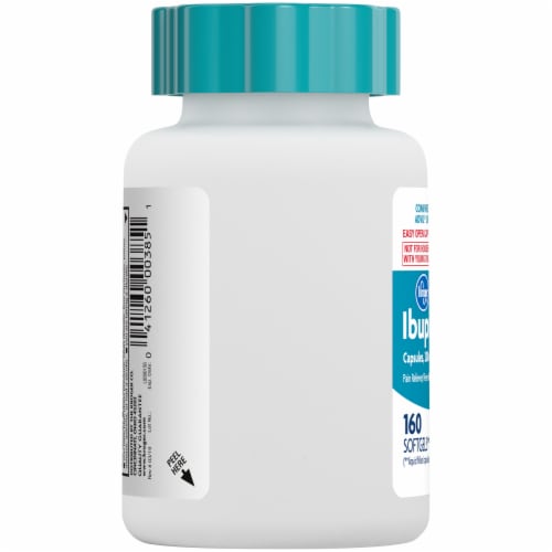 Kroger® Ibuprofen Softgel Capsules 200mg Perspective: left