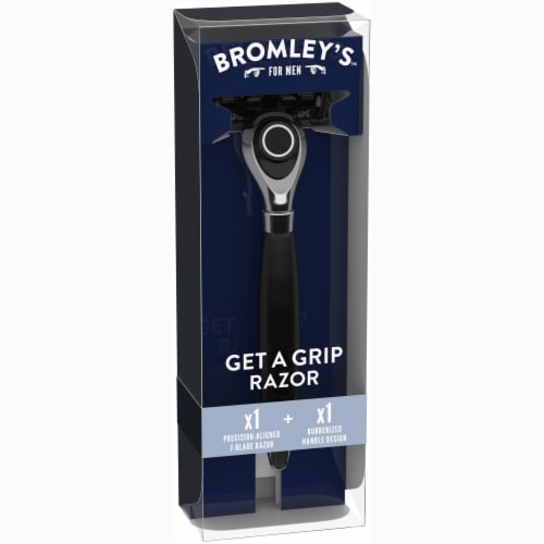 Bromley's™ For Men Get a Grip Razor Perspective: left