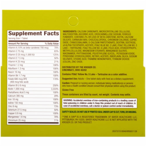 Kroger® Women's Multivitamin Tablets Perspective: left