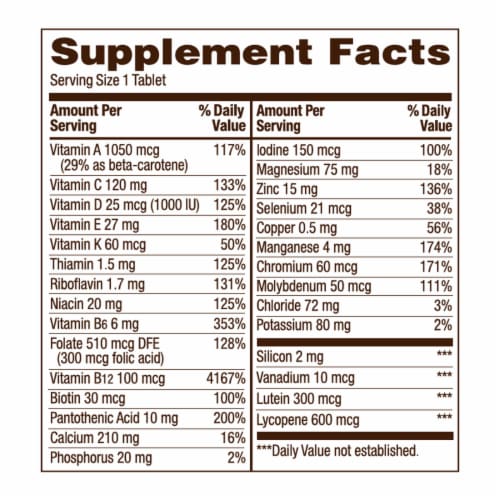 Kroger® Complete Ultimate Men's Multivitamin Perspective: left