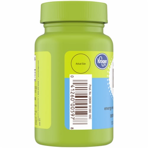 Kroger® Vitamin B12 Coated Tablets 1000mcg Perspective: left