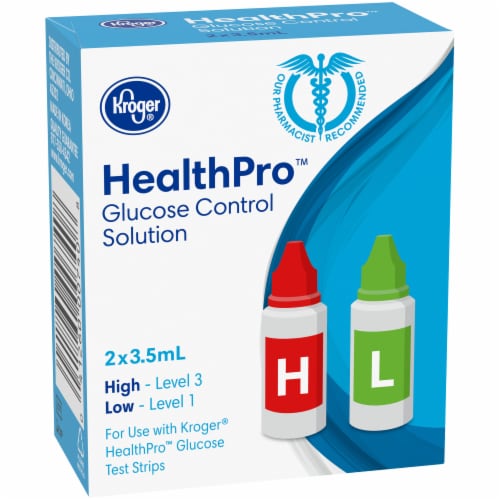 Kroger® HealthPro™ Glucose Control Solution Perspective: left