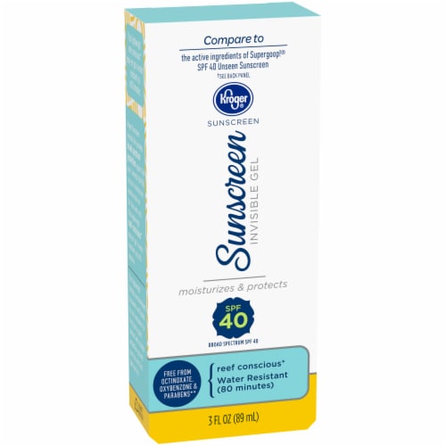 Kroger® Sunscreen Invisible Gel SPF 40 Perspective: left