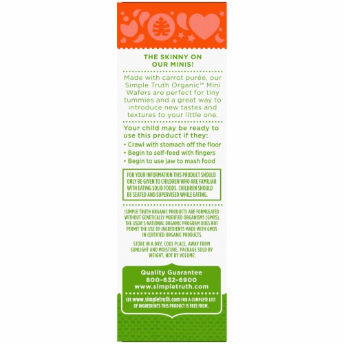 Simple Truth Organic™ Carrot Mini Wafers Perspective: left