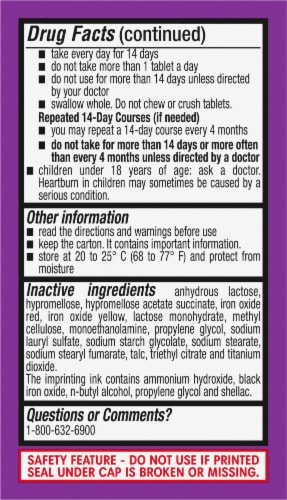 Kroger® Omeprazole Acid Reducer Delayed Release Tablets 20mg Perspective: left