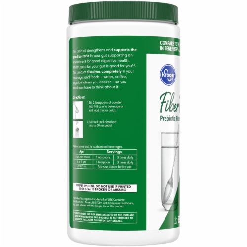 Kroger® Fiber Powder Perspective: left