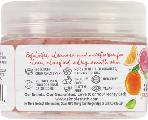 Simple Truth® Beauty Crate Grapefruit & Orange Exfoliating Sugar Cubes Perspective: left