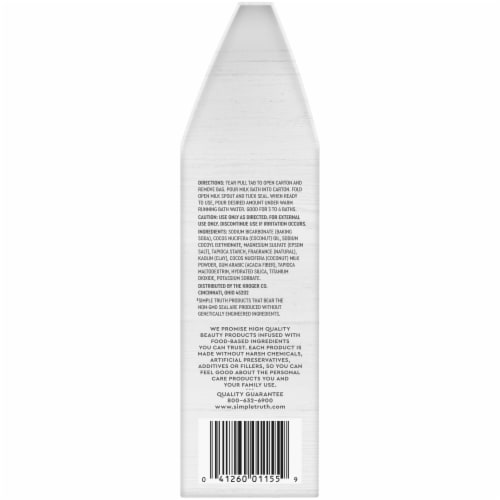 Simple Truth® Beauty Crate Coconut Milk Bath Milk Perspective: left