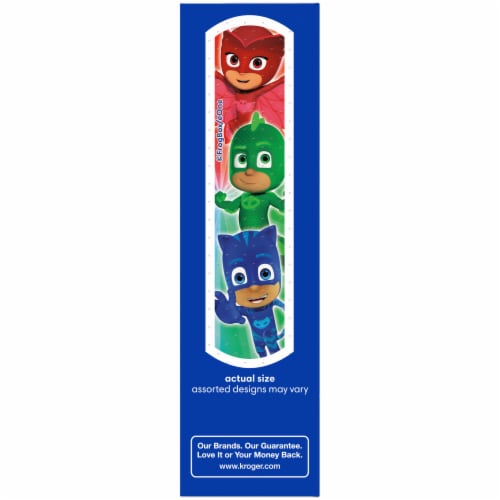 Kroger® PJ MASKS Antibacterial Kids Plastic Bandages Perspective: left
