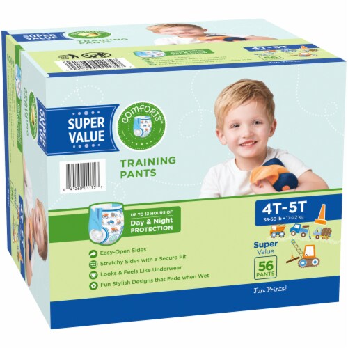 Comforts™ Day or Night Training Pants Boys 4T-5T (37+ lbs) Perspective: left