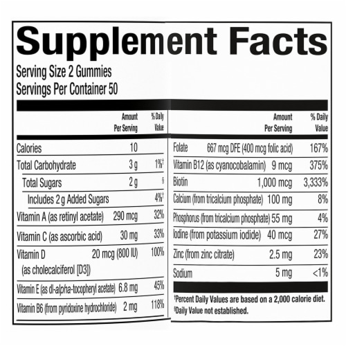 Simple Truth® Women's Multivitamin Gummies Mixed Berry Cherry & Orange Perspective: left